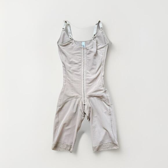 Fajitex Shapewear Faja Short Media Pierna Espalda Alta Broche Centro XXL Nude - Picture 1 of 16